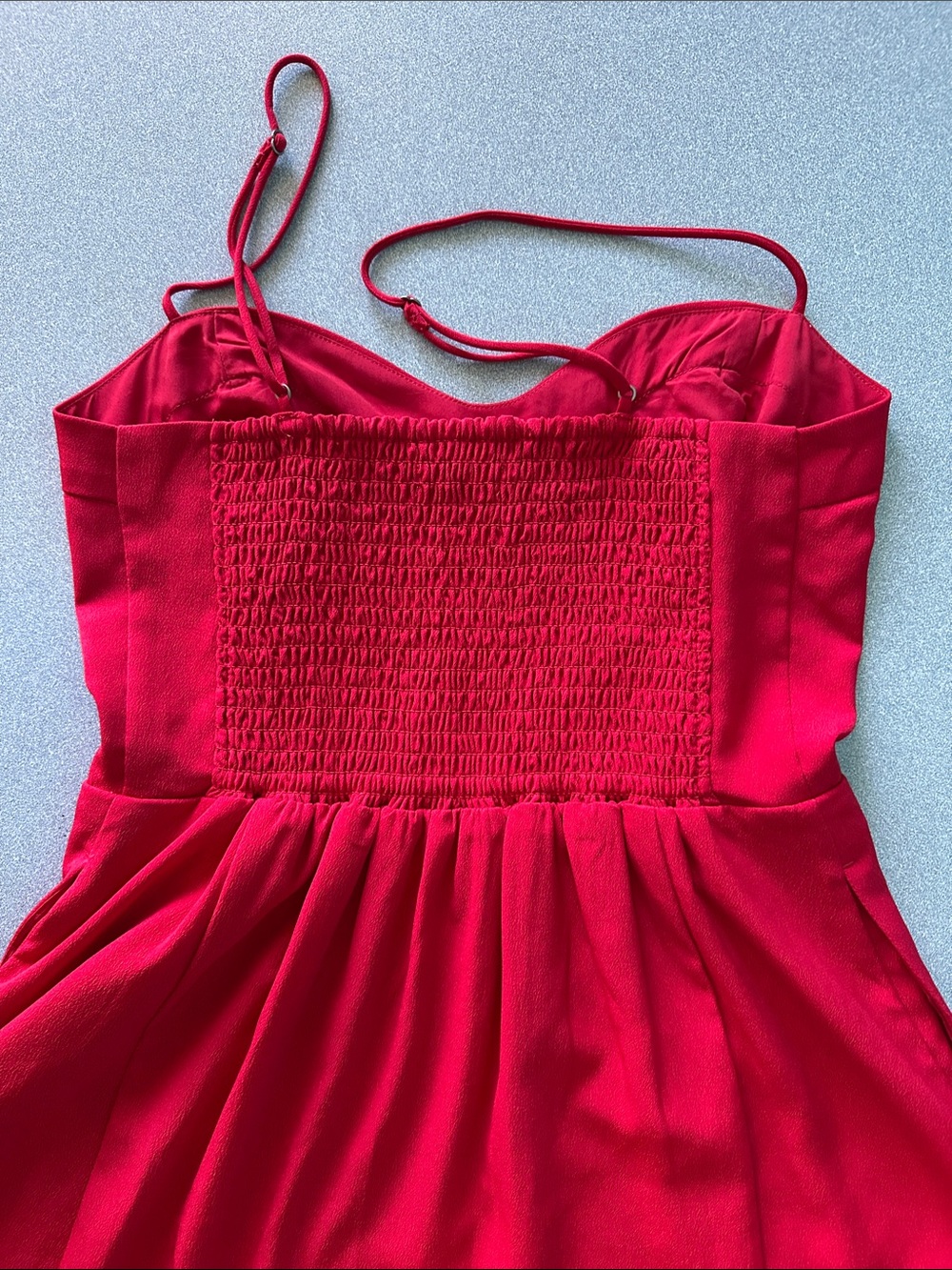 ABERCROMBIE & FITCH Red Mini Dress | Size S - Picture 7 of 10
